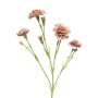 Fleur artificielle: œillet AHONG, lilas-rose, 60cm, Ø6-7cm