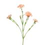 Fleur artificielle: œillet AHONG, rose, 60cm, Ø6-7cm