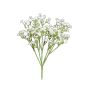 Bouquet de gypsophile artificiel CECILIA, tige blanche, 30 cm, Ø 1 cm