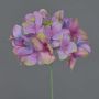Fleur décorative hortensia FUHUA, violet-rose-bleu-vert, 23 cm, Ø 14 cm