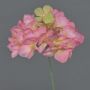 Fleur décorative hortensia FUHUA, rose-vert, 23 cm, Ø 14 cm