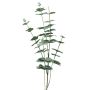 Branche artificielle d'eucalyptus FENYU, vert-blanc, 90 cm