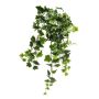 Suspension décorative en lierre LANSHUO sur tige, vert et blanc, 70 cm
