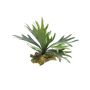 Plante artificielle fougère à bois MIAOLI, sur tige, verte, 25cm