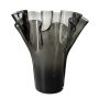 Vase décoratif en verre JODY EARTH, gris, 35cm, Ø24cm