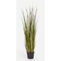 Herbe artificielle SATRIO, vert-jaune-brun, 120cm
