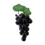 Fruits artificiels: raisins SHEBEI, noir, 8cm, Ø4cm