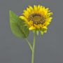 Fleur artificielle de tournesol HELINYU, jaune, 45 cm, Ø 10 cm