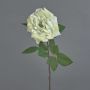 Rose artificielle YUFAN, crème, 65cm, Ø15cm