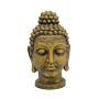 Figurine décorative Tête de Bouddha SUMANA, or antique, 75cm, résistante aux intempéries