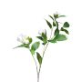 Branche de magnolia artificielle HUANER, blanche, 130 cm