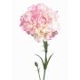 Œillet artificiel VANERA, rose-blanc, 60cm, Ø9cm