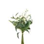 Bouquet décoratif d'eucalyptus et de fougère ZIGU, avec fruits, vert, 60cm