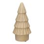 Sapin décoratif LOVRA, terre cuite, couleur sable, 20cm, Ø9,8cm