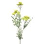 Branche de fleur artificielle d'achillée millefeuille YISUAN, jaune, 50 cm, Ø 6 cm