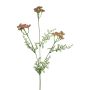 Branche de fleur artificielle d'achillée millefeuille YISUAN, rose vif, 50 cm, Ø 6 cm