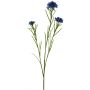 Branche de bleuets artificiels NAWEN, bleu clair, 65 cm, Ø 3-5,5 cm