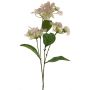 Fleur artificielle d'hortensia PINNIAN, rose pâle-crème, 70 cm, Ø 9-10 cm