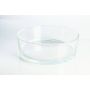Coupelle décorative ronde en verre VERA AIR, transparent, 8cm, Ø 25cm