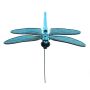Libellule décorative en plastique ZIQUAN, bleu, 15cm