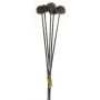 Bouquet artificiel d'ail ornemental ANSHUO avec paillettes, argent, 60cm