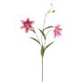 Lys tigré artificiel DUNKA, rose-fuchsia, 70cm
