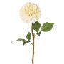 Fleur synthétique dahlia BREDANA, crème, 60cm, Ø11cm