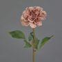 Fleur synthétique dahlia BREDANA, vieux rose, 60cm, Ø11cm