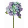 Hortensia artificiel CHIDORI, violet-bleu-vert, 30 cm, Ø 13 cm