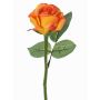 Fleur synthétique rose GABI, orange, 30cm, Ø6cm