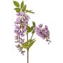 Branche de glycine artificielle NEZUMI avec fleurs, violette, 105 cm
