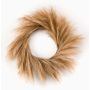 Couronne décorative en panic à panicules ILIAD, beige, Ø60cm