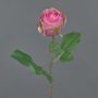 Fleur artificielle rose POPI, rose-vert, 55 cm, Ø 7 cm
