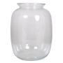 Vase à fleurs en verre ELLIOTT, transparent, 32cm, Ø23cm