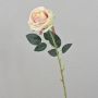 Rose artificielle ELEAZAR, rose crème, 65 cm, Ø 9 cm