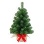 Sapin de Noël artificiel WARSCHAU, sac en jute naturel, 60cm, Ø40cm