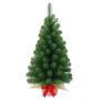 Sapin de Noël artificiel WARSCHAU, sac en jute, ruban rouge, 90cm, Ø50cm