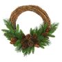 Couronne de sapin artificielle ALFRED, verte, Ø40cm