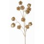 Branche décorative de physalis DUGONG avec fruits, or, 90cm