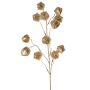 Branche décorative de physalis DUGONG avec fruits, or, 90cm