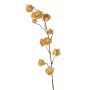 Branche synthétique de physalis AINOS, fruits, paillettes, beige, 80cm