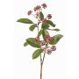 Branche de cornouiller synthétique PANGO avec bourgeons, vieux rose, 70cm, Ø7cm