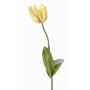 Fleur en tissu Tulipe perroquet UAKARI, jaune-vert-fuchsia, 65cm, Ø6cm