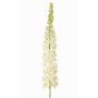 Grande fleur synthétique bougie des steppes SELINA, blanche, 130cm, Ø9cm