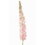 Grande fleur synthétique bougie des steppes SELINA, rose clair, 130cm, Ø9cm