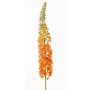 Grande fleur synthétique bougie des steppes SELINA, orange, 130cm, Ø9cm