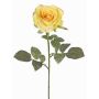 Rose en velours HUSA, jaune, 75cm, Ø10cm