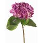 Hortensia artificiel CHIDORI, violet-crème, 60 cm, Ø 18 cm
