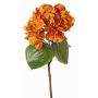 Hortensia artificiel CHIDORI, orange, 60 cm, Ø 18 cm