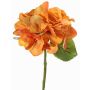 Hortensia artificiel CHIDORI, orange, 30 cm, Ø 13 cm
